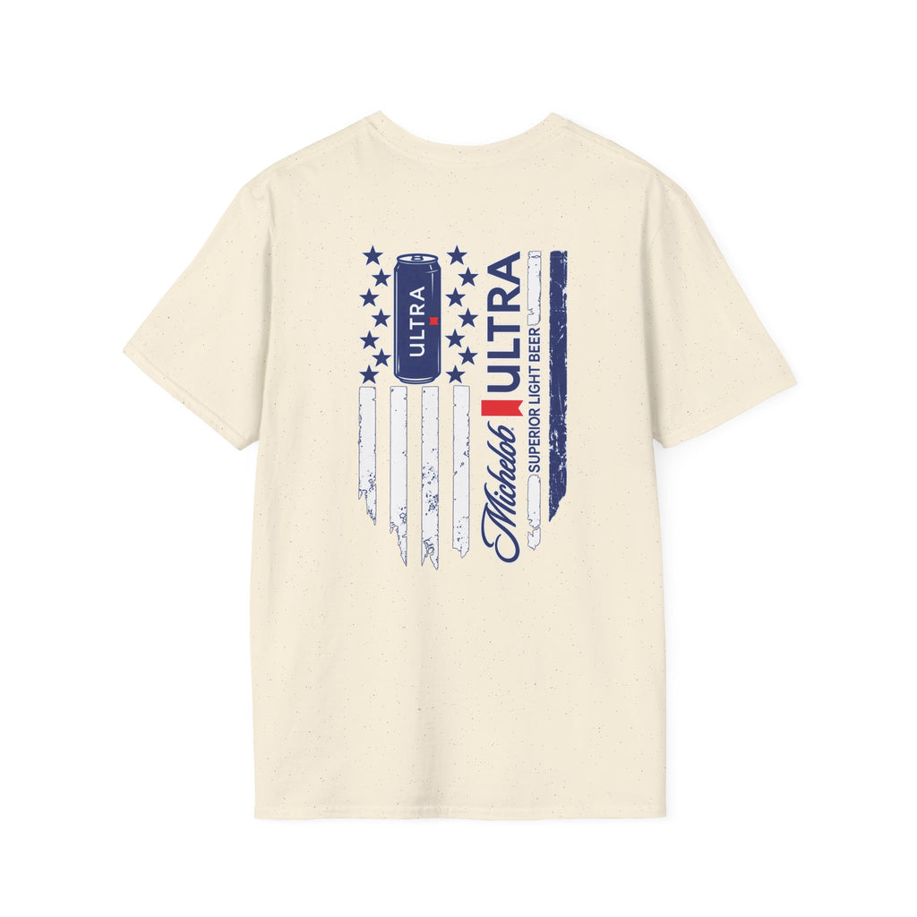 Ultra Minimalist T‑Shirt — 'Michaela ULTRA' Pocket Logo