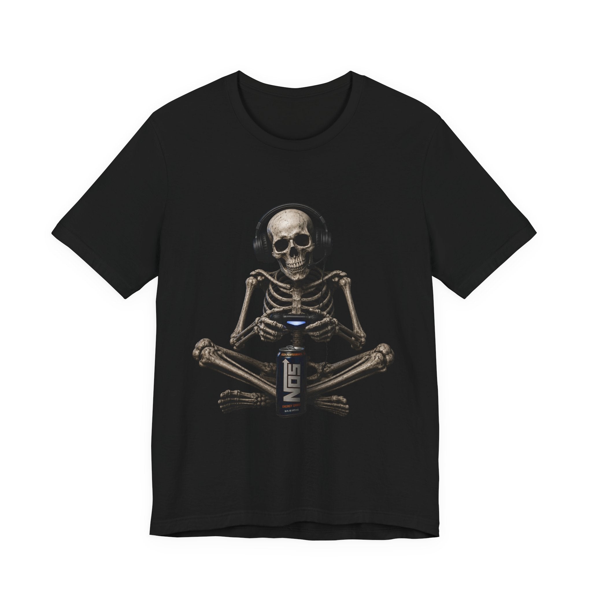 Gaming Skeleton With energy drink