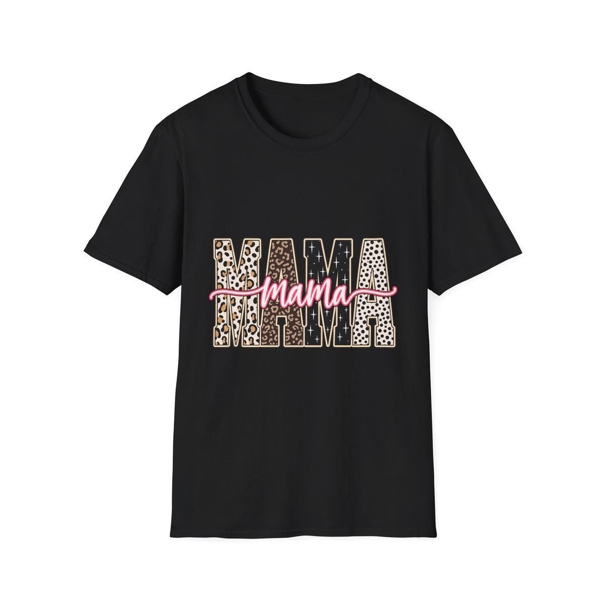 Mama Leopard Print T-Shirt