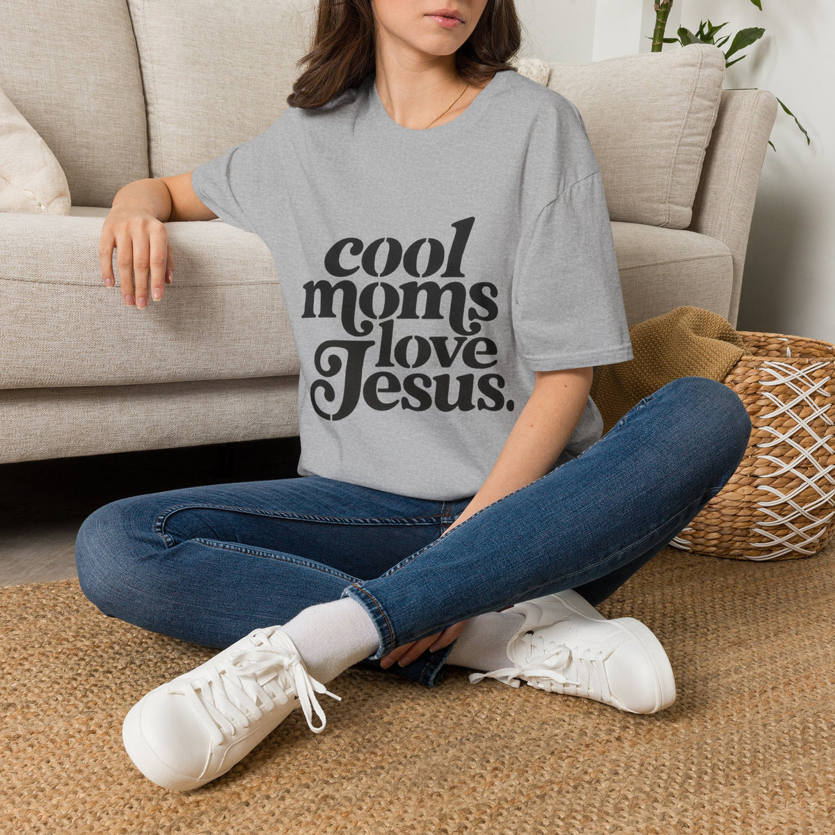 Cool Moms Love Jesus T-Shirt