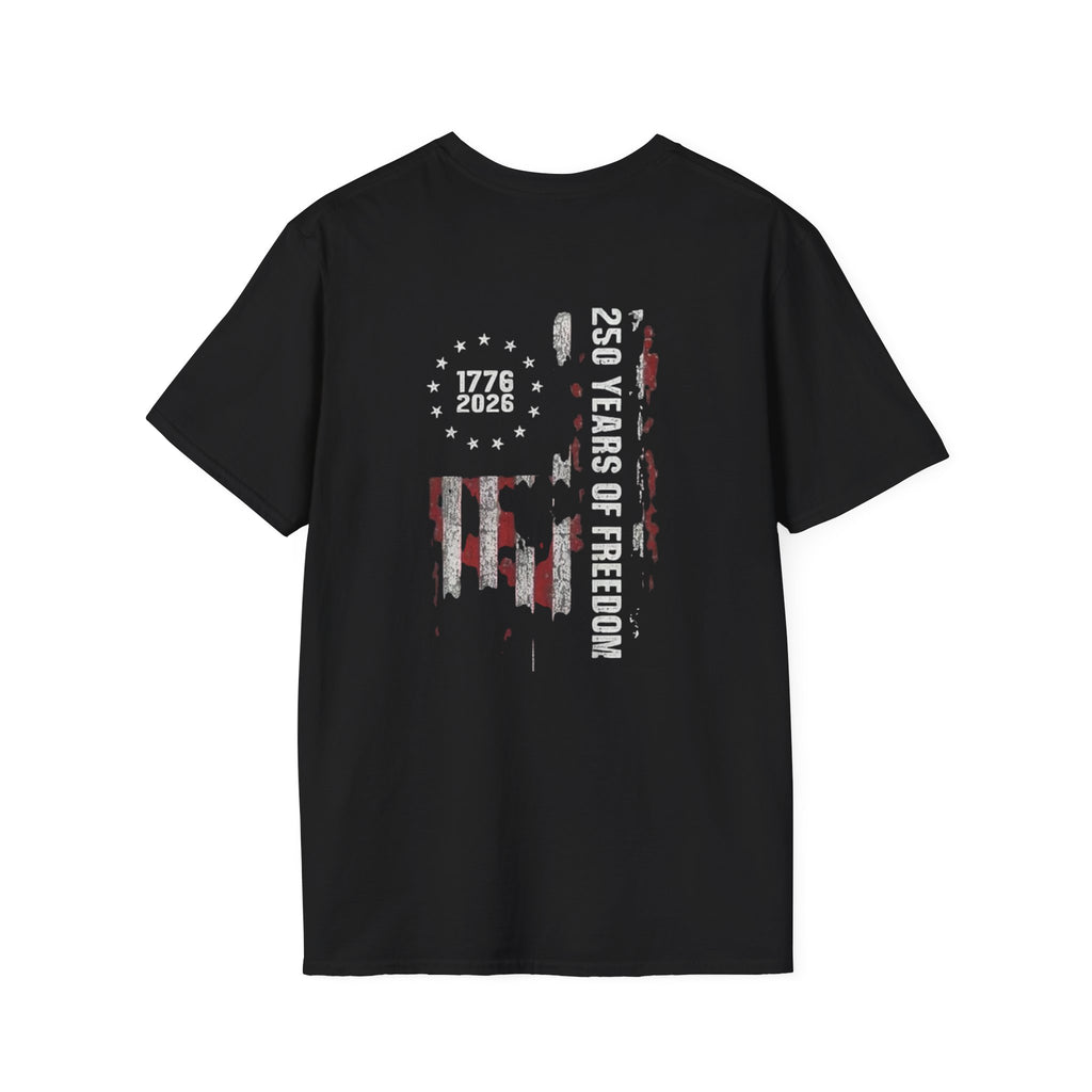 Patriotic Thin Line Flag T-Shirt