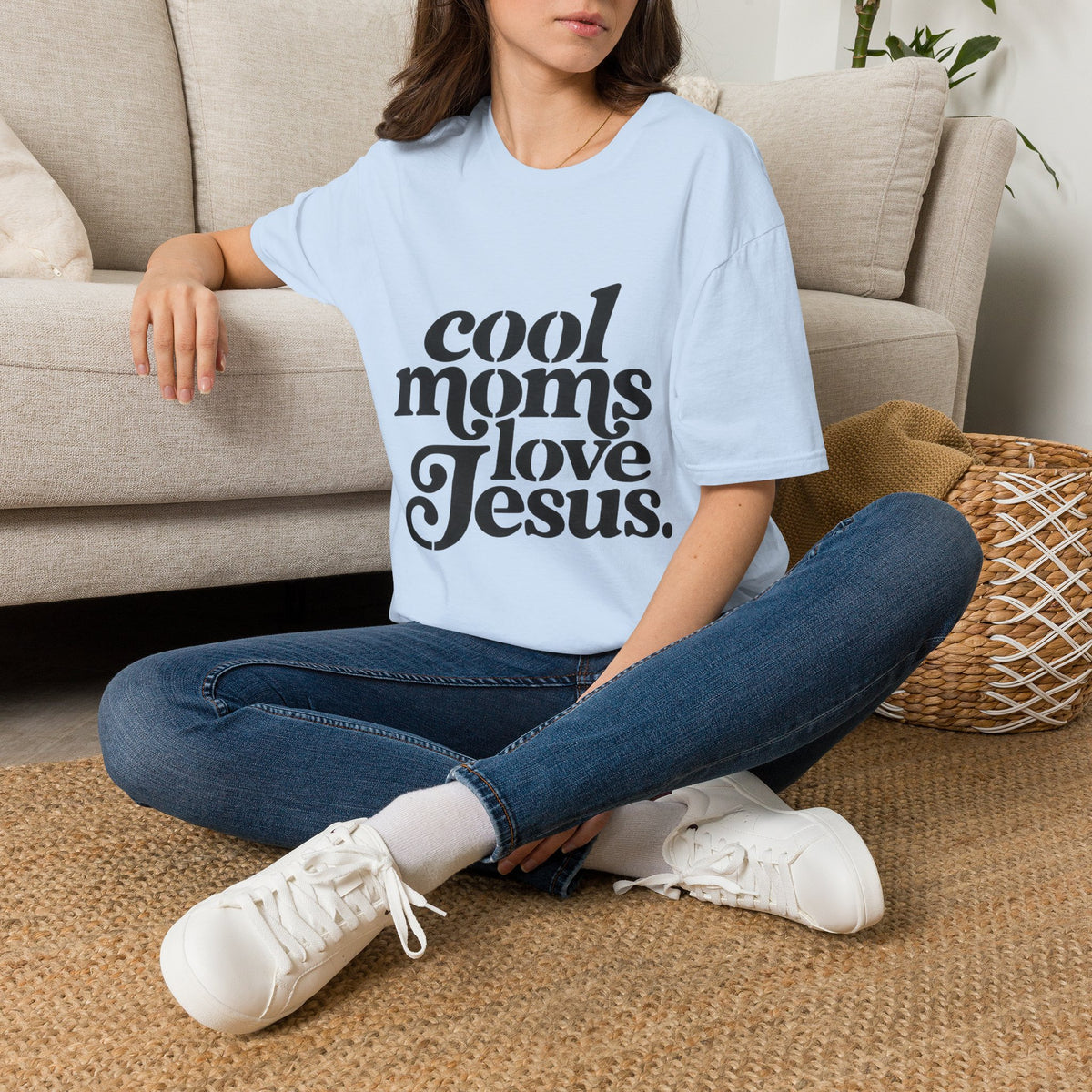 Cool Moms Love Jesus T-Shirt