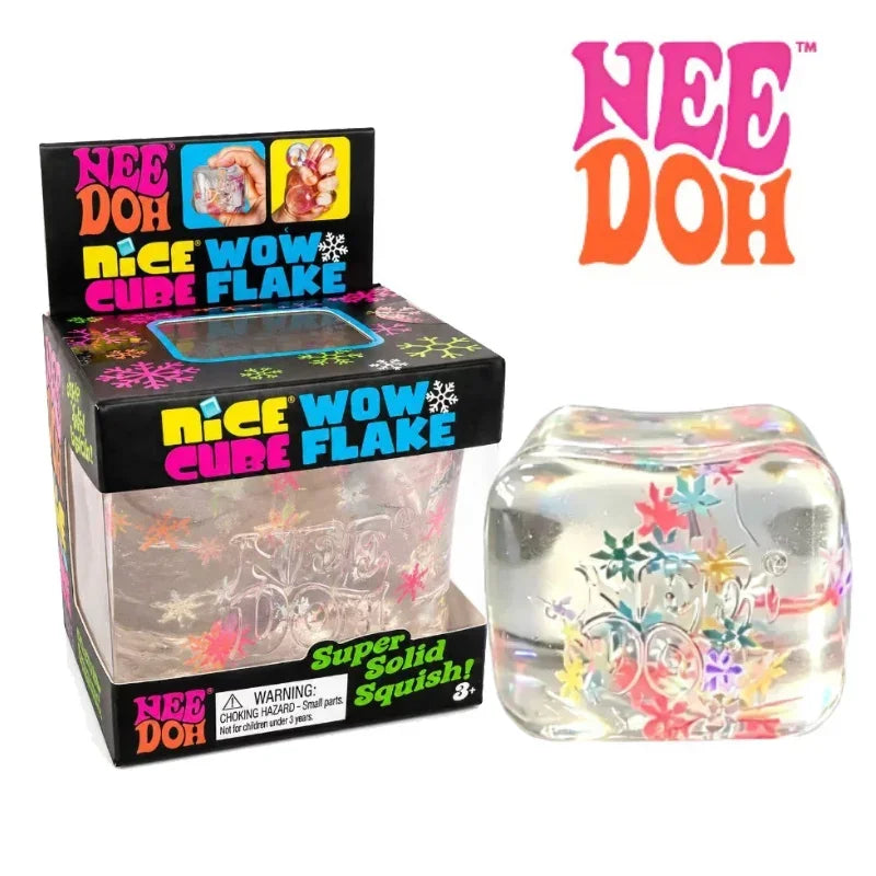 2026 Needoh Nice Cube Sensory Fidget Cube Stress Relief Anxiety Sensory Tool for Focus ADHD Office Desk Calming Gadget