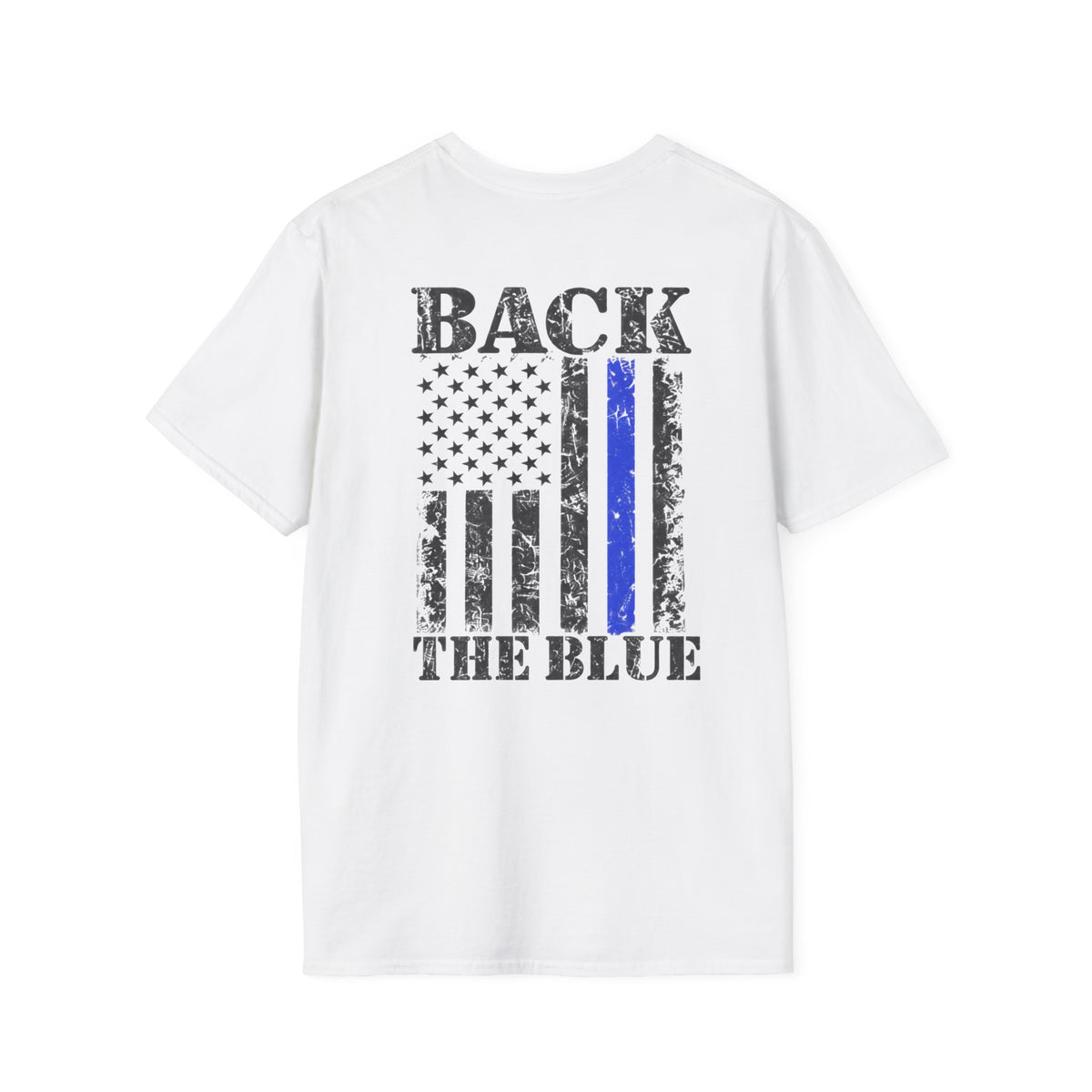 Back The blue T-shirt