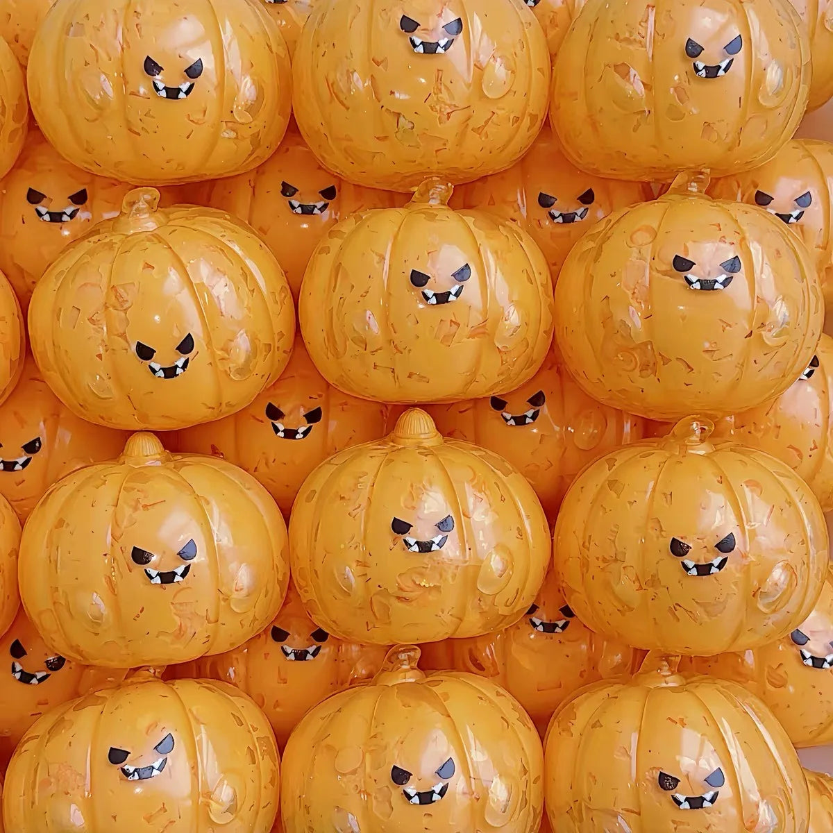 Halloween Squishies Ball Crunchy Handmade Pumpkin Squishy Toy Slow Rising Squeeze Stress Relief Toy Halloween Party Favor Gifts