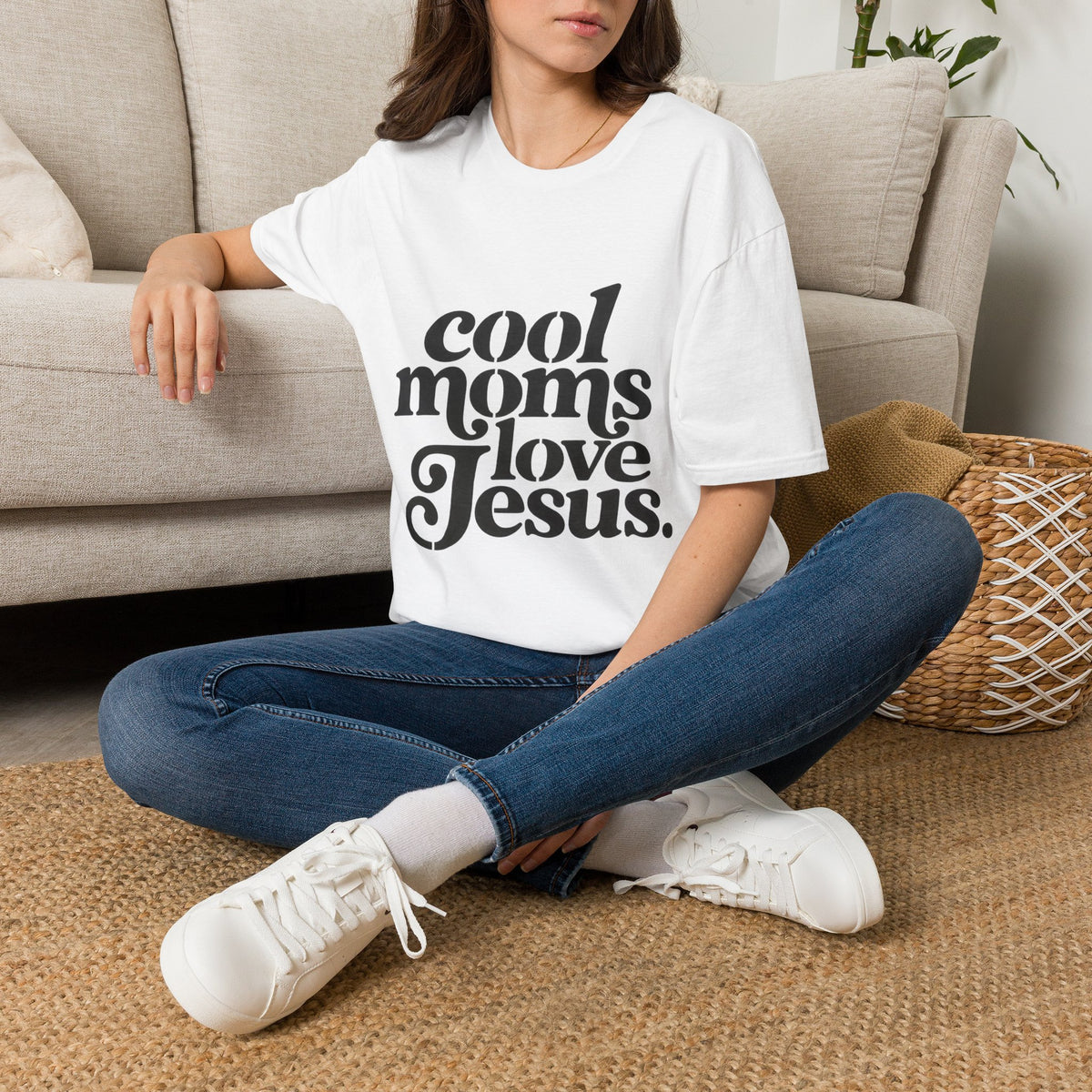 Cool Moms Love Jesus T-Shirt