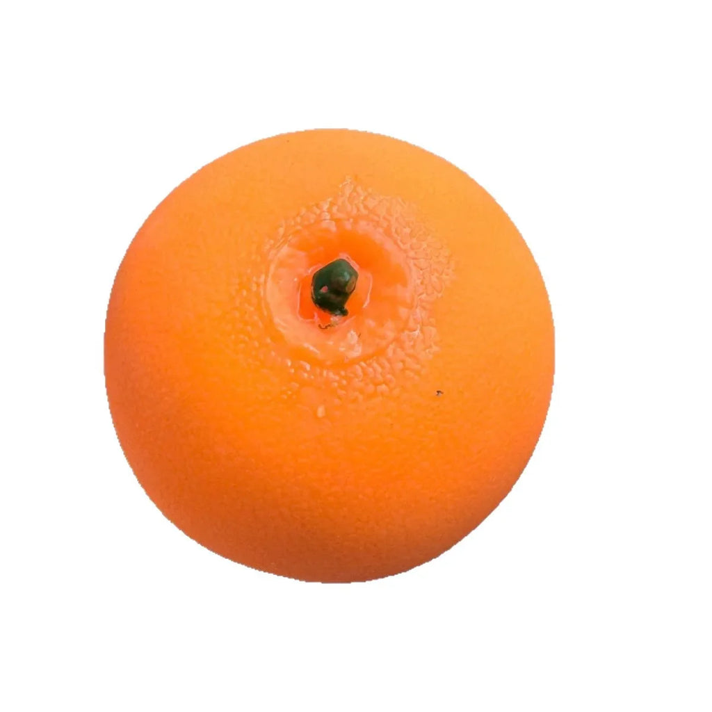 Simulated Orange Stress Ball Squishy Squeeze Ball DIY Handmade ASMR Sensory ADHD Anti Stress Relief Fidget Toys with Crisp Sound