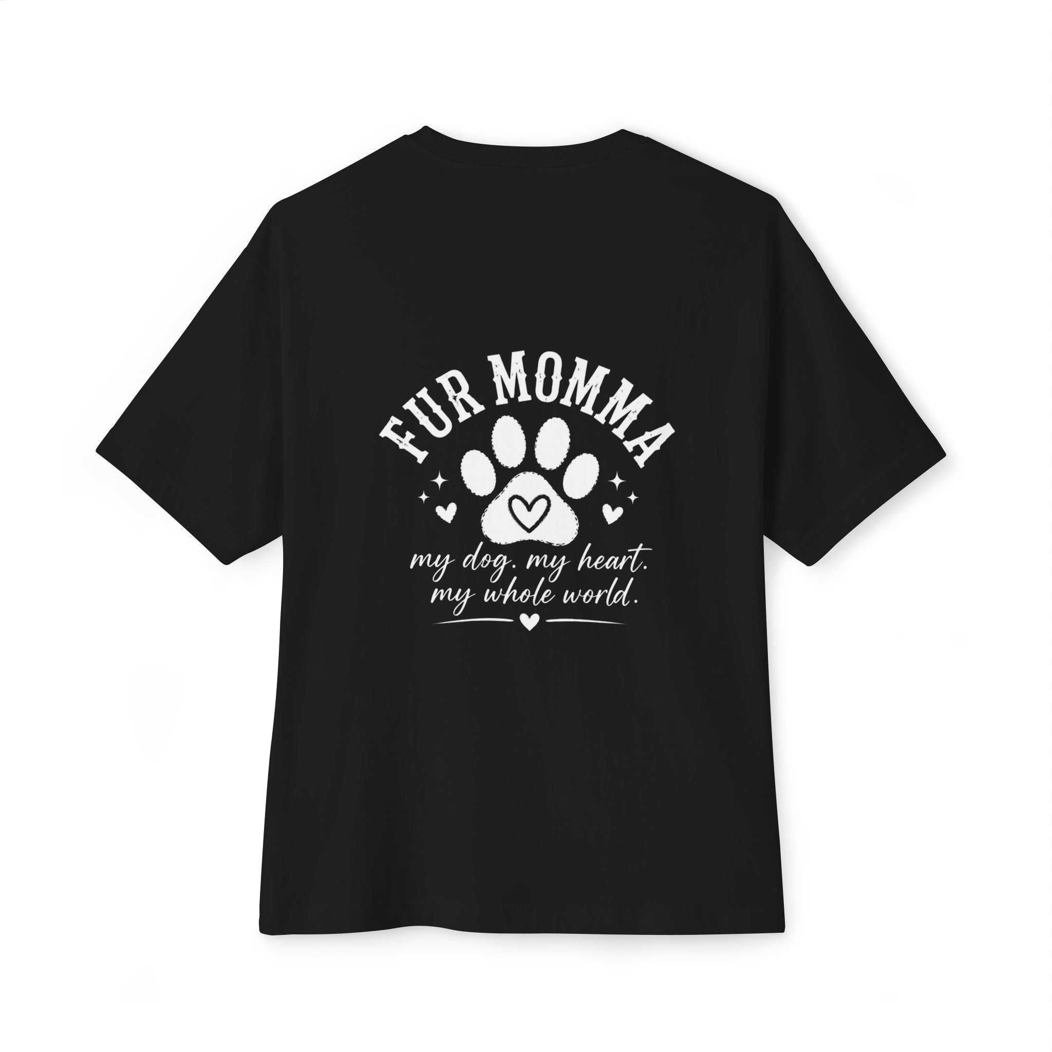T-Shirt — "Fur Momma" Paw Print Tee