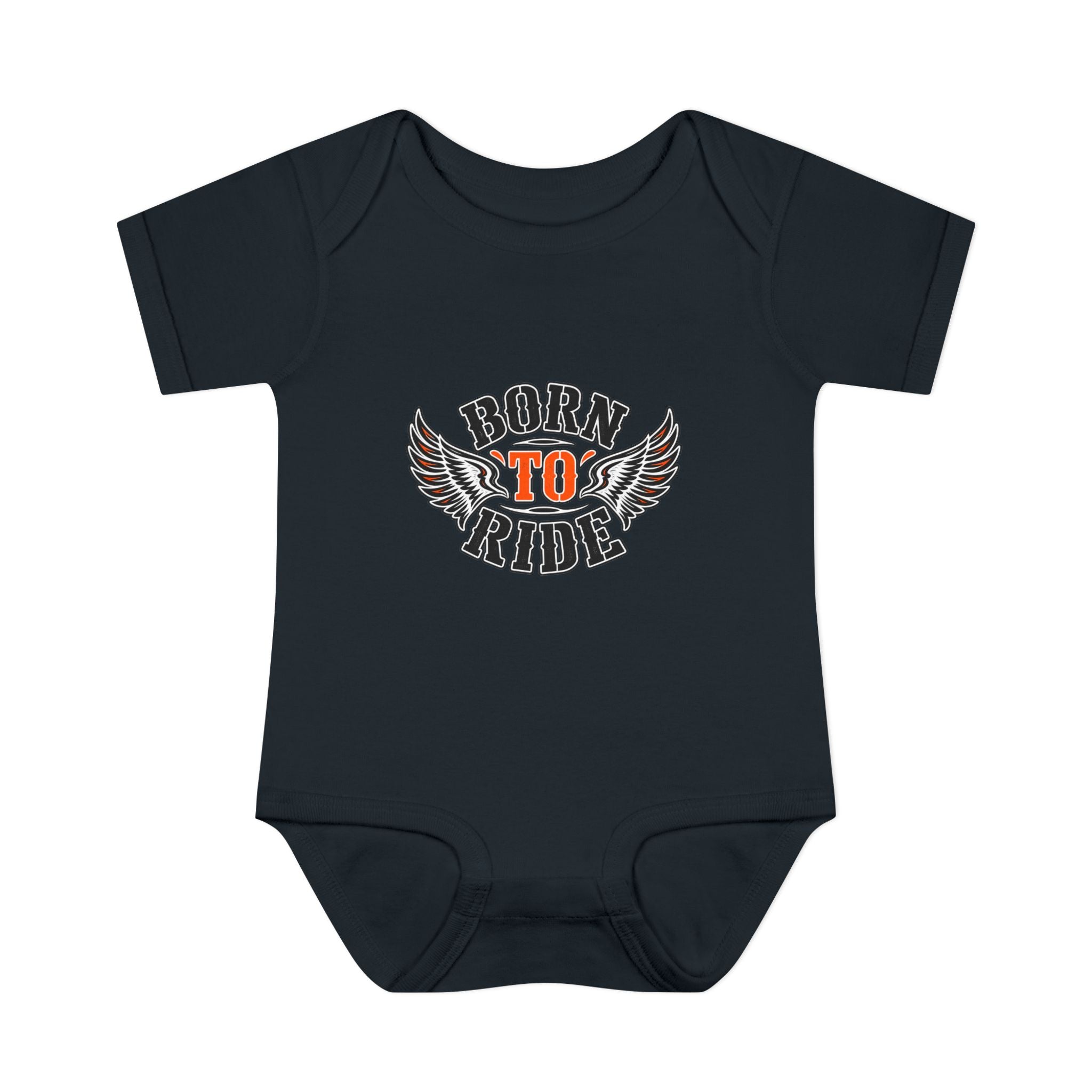 Born To Ride Baby Bodysuit