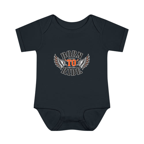 Born To Ride Baby Bodysuit