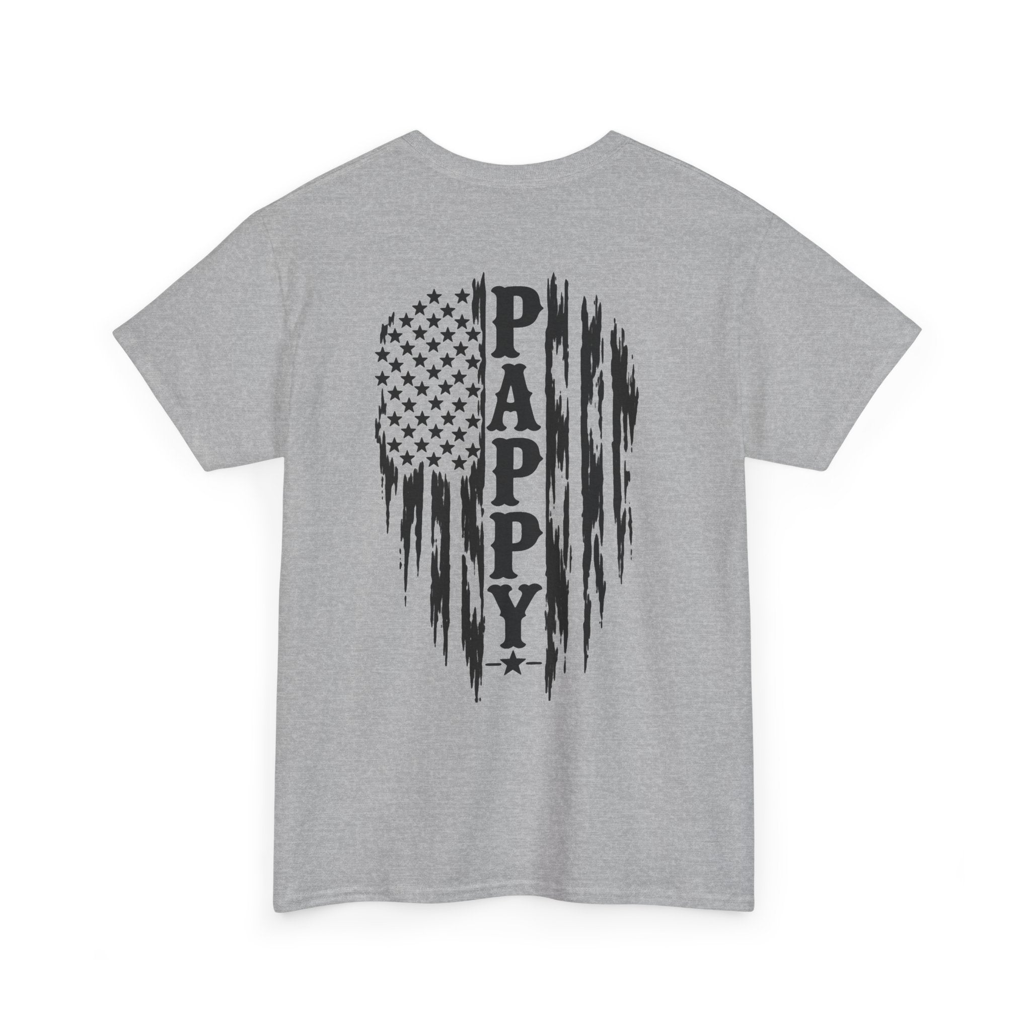 Pappy Distressed American Flag T‑Shirt