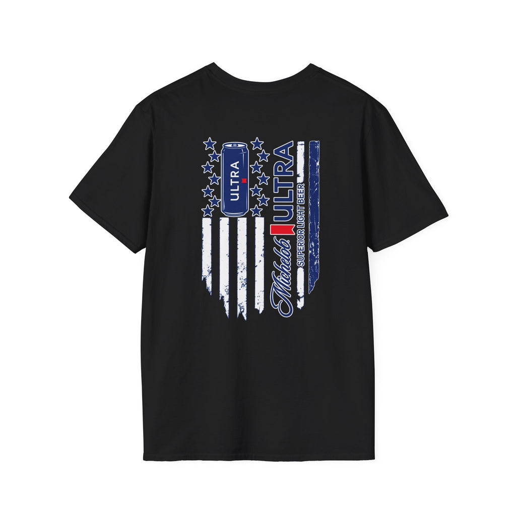 Ultra Minimalist T‑Shirt — 'Michaela ULTRA' Pocket Logo
