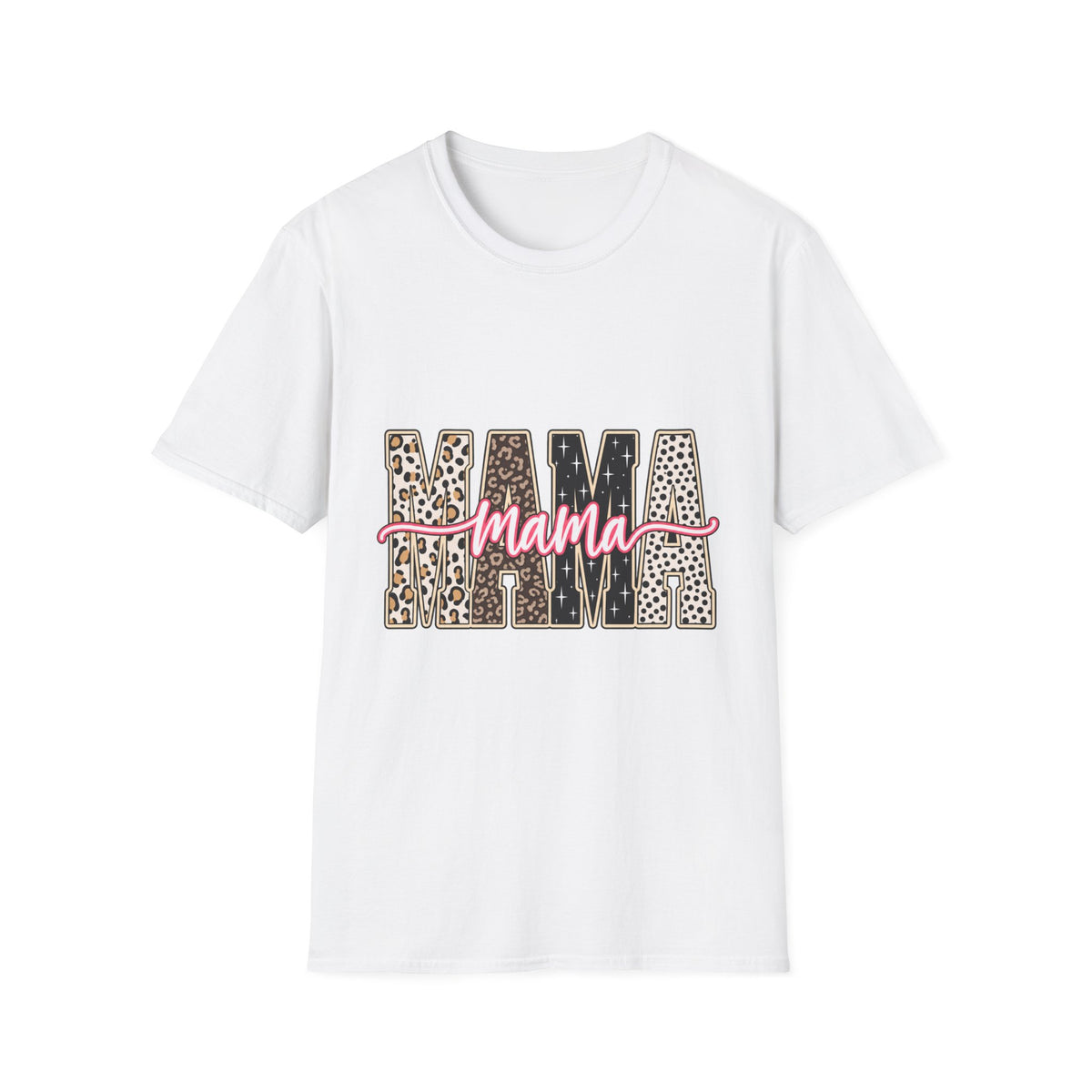 Mama Leopard Print T-Shirt