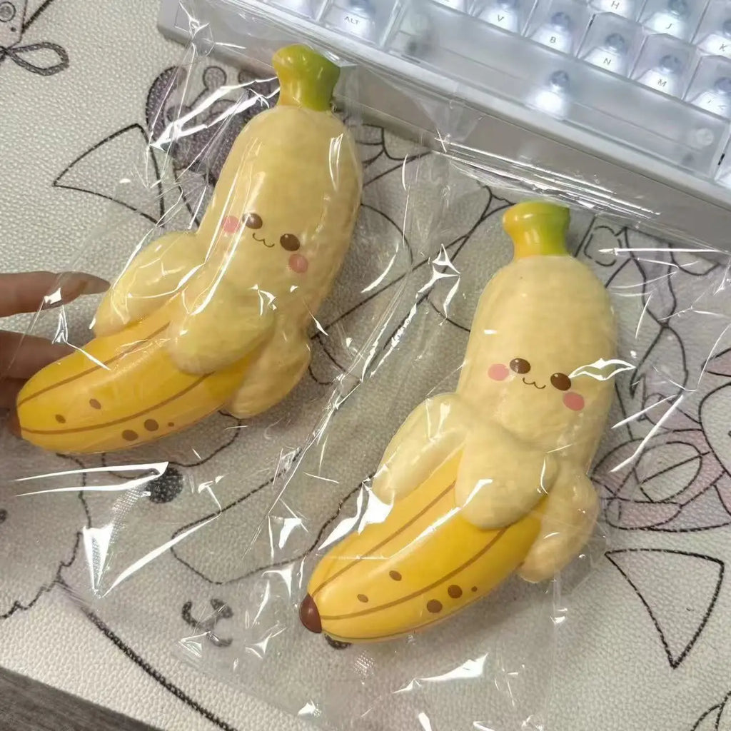 Cute Simulation Potato Strawberry Slow Rising Squishy Toys Cucumber Squeeze Fidget Toy PU Foam Stress Relief Decompression Gift