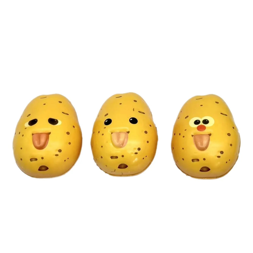 Cute Simulation Potato Strawberry Slow Rising Squishy Toys Cucumber Squeeze Fidget Toy PU Foam Stress Relief Decompression Gift
