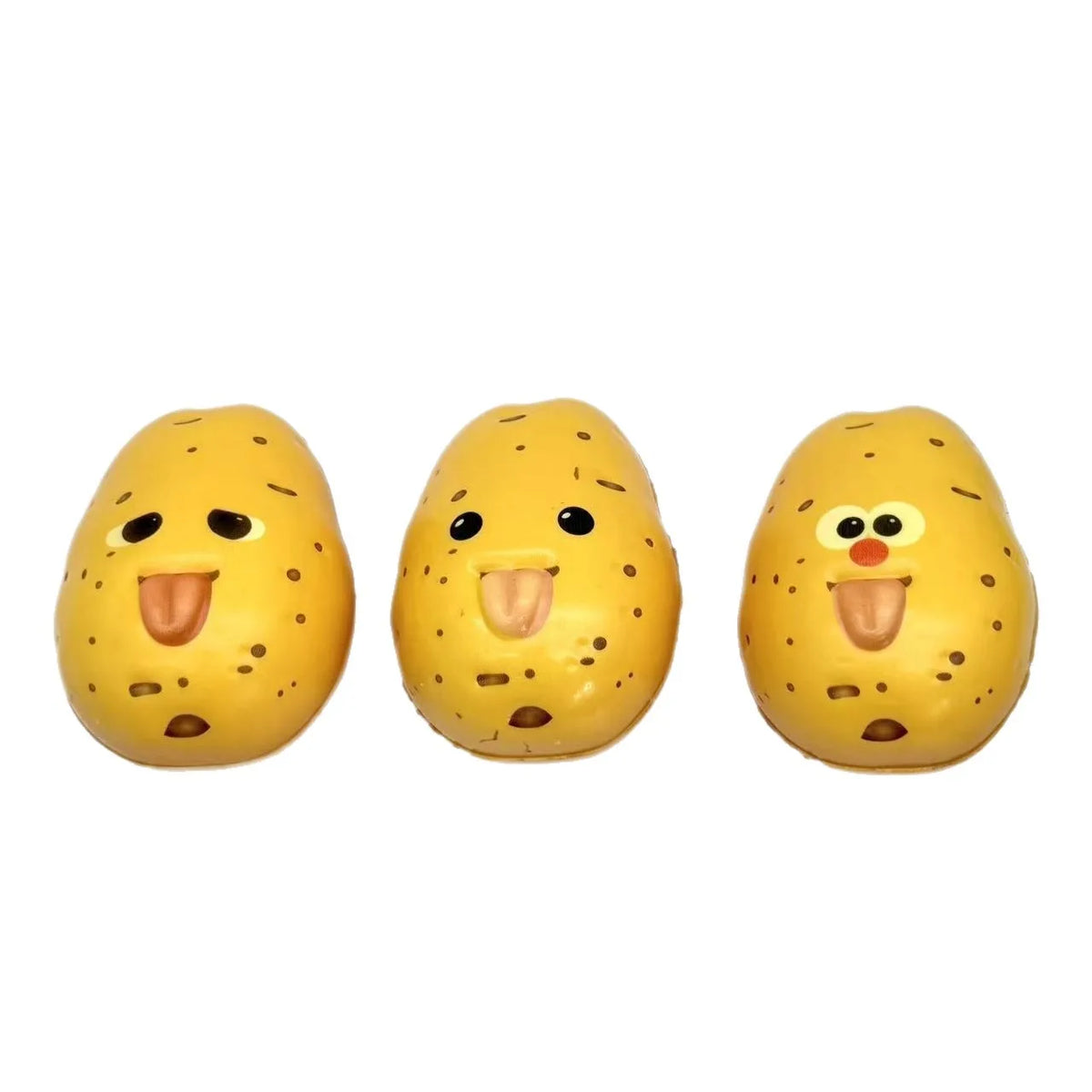 Cute Simulation Potato Strawberry Slow Rising Squishy Toys Cucumber Squeeze Fidget Toy PU Foam Stress Relief Decompression Gift