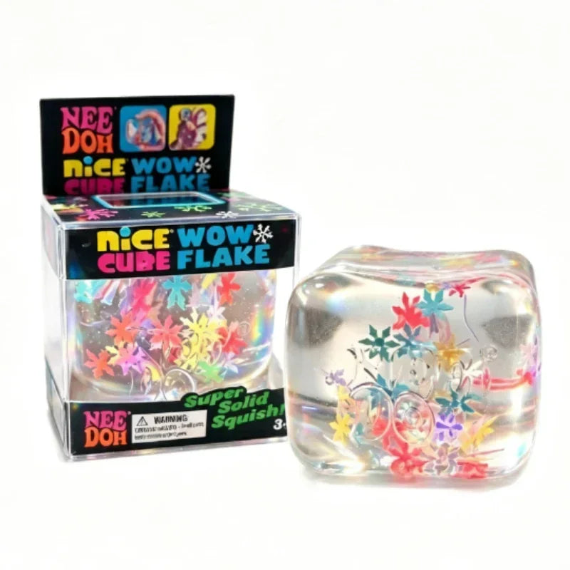 2026 Needoh Nice Cube Sensory Fidget Cube Stress Relief Anxiety Sensory Tool for Focus ADHD Office Desk Calming Gadget